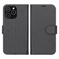 Miniatyrbillede 1 af 5: iPhone 16 Pro Max Plånboksfodral med Stativ - Svart Black