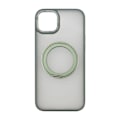 Pikkukuva 2 / 5: iPhone 15 Plus Skal med MagSafe Stativ Rvelon - Grön Green