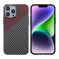 Kolfiber Skal iPhone 13 Pro Max - Röd & Svart multifärg