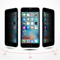 Pikkukuva 2 / 11: Skärmskydd Privacy iPhone 7/8/SE 2020 - 3D Härdat Glas Svart (miljö) Black