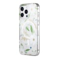 Pikkukuva 2 / 3: iPhone 12 Pro Max Mobilskal MagSafe - Blommor Vit Multicolor