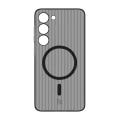 Miniatyrbillede 2 af 2: Samsung Galaxy S23 Mobilskal Korrugerad med Magnet Rvelon - Svart Black