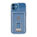 Miniatyrbild 2 av 3: iPhone 11 Mobilskal med Korthållare och Stativ - Transparent Transparent