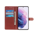 Pikkukuva 2 / 5: Samsung Galaxy S22 Plus 5G Plånboksfodral med Stativ - Brun Brown