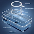 Pikkukuva 5 / 7: Phone 12 Mini Stöttåligt MagSafe Skal - Transparent Transparent
