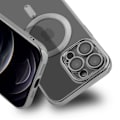 Miniatyrbillede 2 af 5: Luxury Mobilskal med Magsafe iPhone 12 Pro Max - Silver Silver