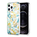 Miniatyrbillede 1 af 3: iPhone 12 Pro Max Mobilskal MagSafe - Blommor Turkos Multicolor