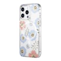 Miniatyrbillede 2 af 3: iPhone 14 Pro Mobilskal MagSafe - Blommor Röd/Blå Multicolor
