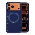 Mobilskal med roterande stativ och strass för iPhone 17 Pro Max och 18 Pro Max - Blå blå