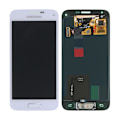 Pikkukuva 1 / 3: Samsung Galaxy S5 Mini (SM-G800F) Skärm/Display Original - Vit White