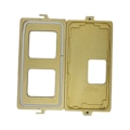 Miniatyrbillede 3 af 3: Aluminiumform Skärm-Laminering - iPhone 12 Pro Max Gold