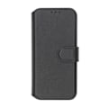 Miniatyrbillede 4 af 5: iPhone 16 Pro Plånboksfodral Äkta Läder Rvelon - Svart Black