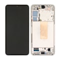 Pikkukuva 1 / 5: Samsung Galaxy S23 Plus Skärm med LCD Display Original - Kräm Beige