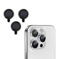 iPhone 15 Pro / iPhone 15 Pro Max Linsskydd för Kamera (3-pack) Svart