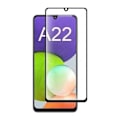 Miniatyrbillede 1 af 3: Skärmskydd Samsung Galaxy A22 4G - 3D Härdat Glas Svart Black