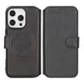 iPhone 16 Pro Plånboksfodral Rvelon - Svart Svart