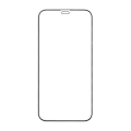 Pikkukuva 2 / 3: Skärmskydd iPhone 12 Mini - 3D Härdat Glas Svart Black