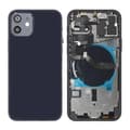 iPhone 12 Baksida med Komplett Ram OEM - Svart Black