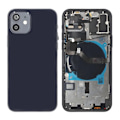 Pikkukuva 1 / 3: iPhone 12 Baksida med Komplett Ram OEM - Svart Black