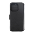 Miniatyrbillede 3 af 5: iPhone 15 Pro Max Plånboksfodral Läder Rvelon - Svart Black