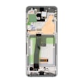 Pikkukuva 3 / 5: Samsung Galaxy S20 Ultra Skärm med LCD Display Original + Framkamera Original - Vit White