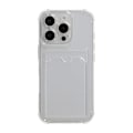 Miniatyrbillede 3 af 5: iPhone 16 Pro Max Mobilskal Stöttåligt med Korthållare - Transparent Transparent