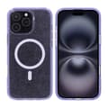 iPhone 16 Pro Max Rvelon Mobilskal TPU med MagSafe - Glitter Lila Lila