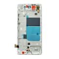 Miniatyrbild 1 av 2: Huawei P8 Lite LCD White Original OEM With Frame Vit