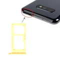 Pikkukuva 4 / 4: Samsung Galaxy S10/S10 Plus Simkorthållare - Gul Yellow