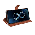 Pikkukuva 2 / 6: Asus Zenfone 8 5G Plånboksfodral med Stativ - Brun Brown