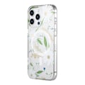 Miniatyrbild 2 av 3: iPhone 15 Pro Max Mobilskal MagSafe - Blommor Vit multifärg