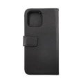 Pikkukuva 5 / 5: iPhone 14 Pro Max Plånboksfodral Läder Rvelon - Svart Black
