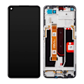 Miniatyrbillede 1 af 3: OPPO A74 5G Skärm med LCD Display & Ram Original - Svart Black