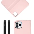 Miniatyrbillede 5 af 7: iPhone 12 Pro Max Plånboksfodral Läder Rvelon - Rosa Old pink