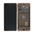 Miniatyrbillede 1 af 7: Samsung Galaxy S20 FE Skärm med LCD Display Original - Orange Light orange