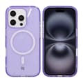iPhone 16 Pro Rvelon Mobilskal TPU med MagSafe - Glitter Lila Lila
