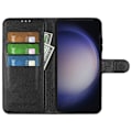 Pikkukuva 2 / 5: Samsung Galaxy S24 Plus Plånboksfodral med Stativ - Svart Black