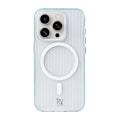 Pikkukuva 2 / 3: iPhone 12 Pro Max Mobilskal Korrugerad med Magsafe Rvelon - Blå Blue