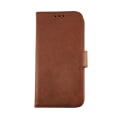 Miniatyrbillede 5 af 6: iPhone 13 Plånboksfodral Läder Rvelon - Brun Brown
