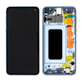 Pikkukuva 1 / 5: Samsung Galaxy S10e (SM-G970F) Skärm med LCD Display Original - Blå Marine blue