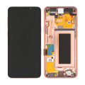 Pikkukuva 1 / 5: Samsung Galaxy S9 (SM-G960F) Skärm med LCD Display Original - Guld Gold