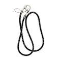 Miniatyrbild 3 av 3: Mobilband Halsband 80cm - Svart glitter Svart