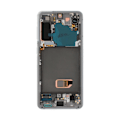 Miniatyrbild 3 av 5: Samsung Galaxy S21 5G Skärm med LCD Display Original - Vit Vit