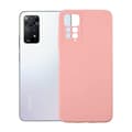 Xiaomi Redmi Note 11 Silikonskal med Kameraskydd - Rosa Rosa