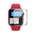 Miniatyrbillede 1 af 4: Skärmskydd Apple Watch Series 9 45mm - Härdat Glas Svart Black