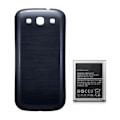 Miniatyrbillede 2 af 2: Samsung Galaxy S3 Batteri med Baksida - Blå Blue