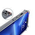 Miniatyrbillede 4 af 5: iPhone 13 Pro Skal - Stöttåligt Rvelon Transparent Transparent