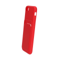 Miniatyrbillede 2 af 4: iPhone 7/8/SE (2020/2022) Silikonskal med Korthållare - Röd Red