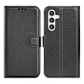 Pikkukuva 1 / 5: Samsung Galaxy S24 Plus Plånboksfodral med Stativ - Svart Black