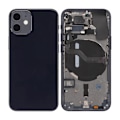 Miniatyrbillede 1 af 3: iPhone 12 Mini Baksida Komplett Med Smådelar - Svart Black
